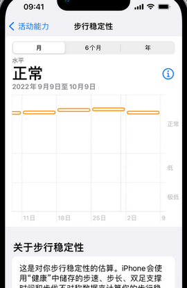 丽江iPhone手机维修如何在iPhone开启'步行稳定性通知'