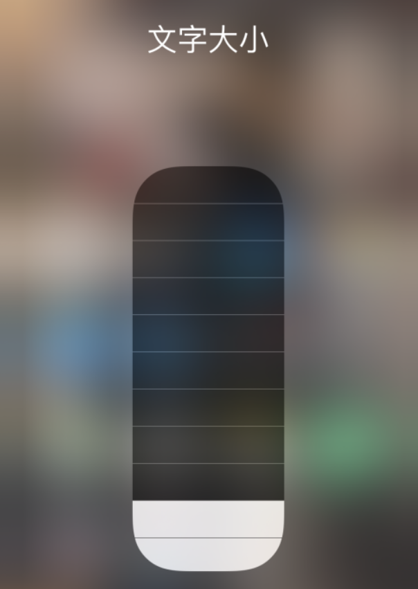 丽江苹果手机维修分享小技巧：在 iPhone 控制中心快速调节字体大小 